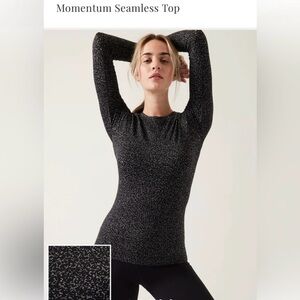 Athleta Momentum Seamless Top size Medium